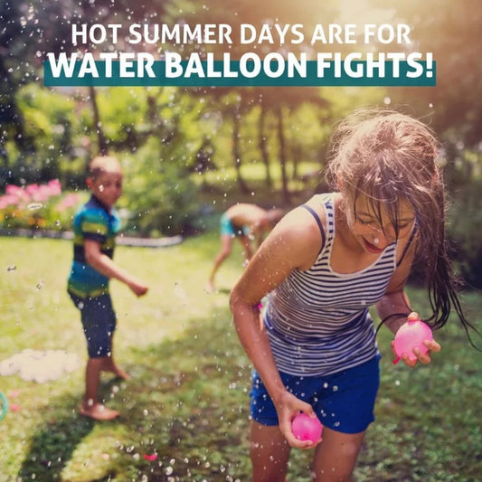 111Pcs Water Balloons – Fast Fill Summer Pool Party Toy for Kids