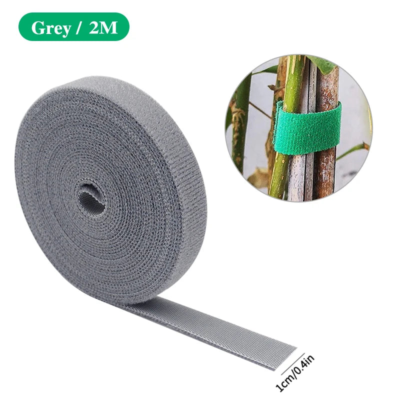 Garden Twine Plant Ties – 3 Rolls Nylon Support Wrap (Multi-Color)