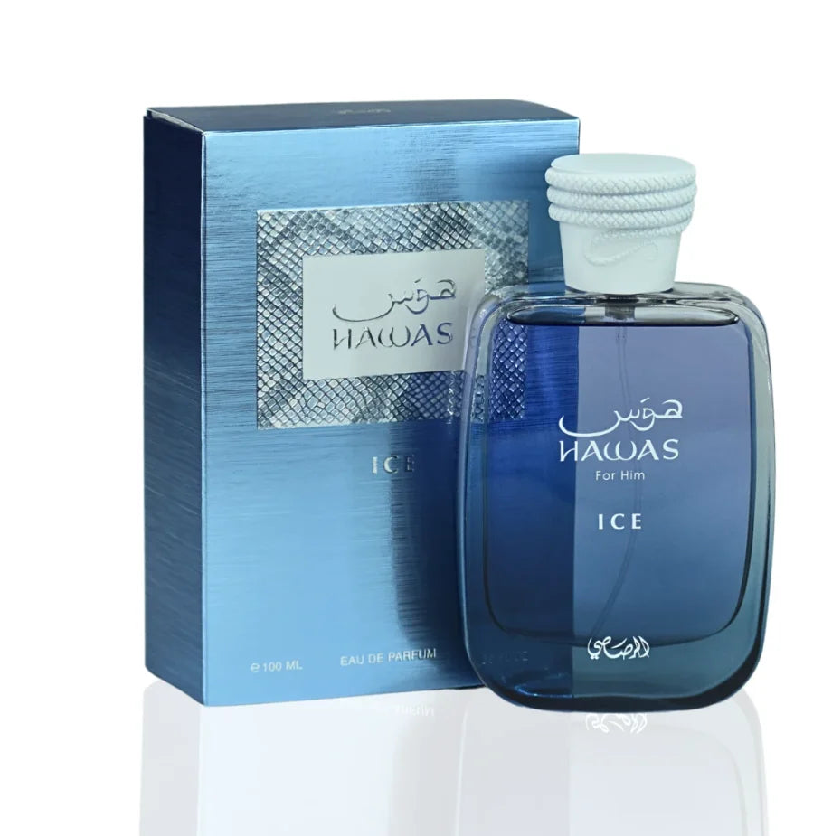 Rasasi Hawas Fire Men's EDP 100ml – Long-Lasting Aquatic Aromatic Arabian Cologne