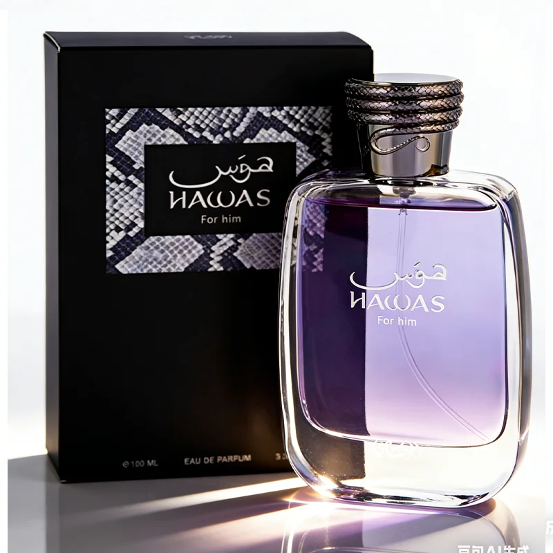 Rasasi Hawas Fire Men's EDP 100ml – Long-Lasting Aquatic Aromatic Arabian Cologne