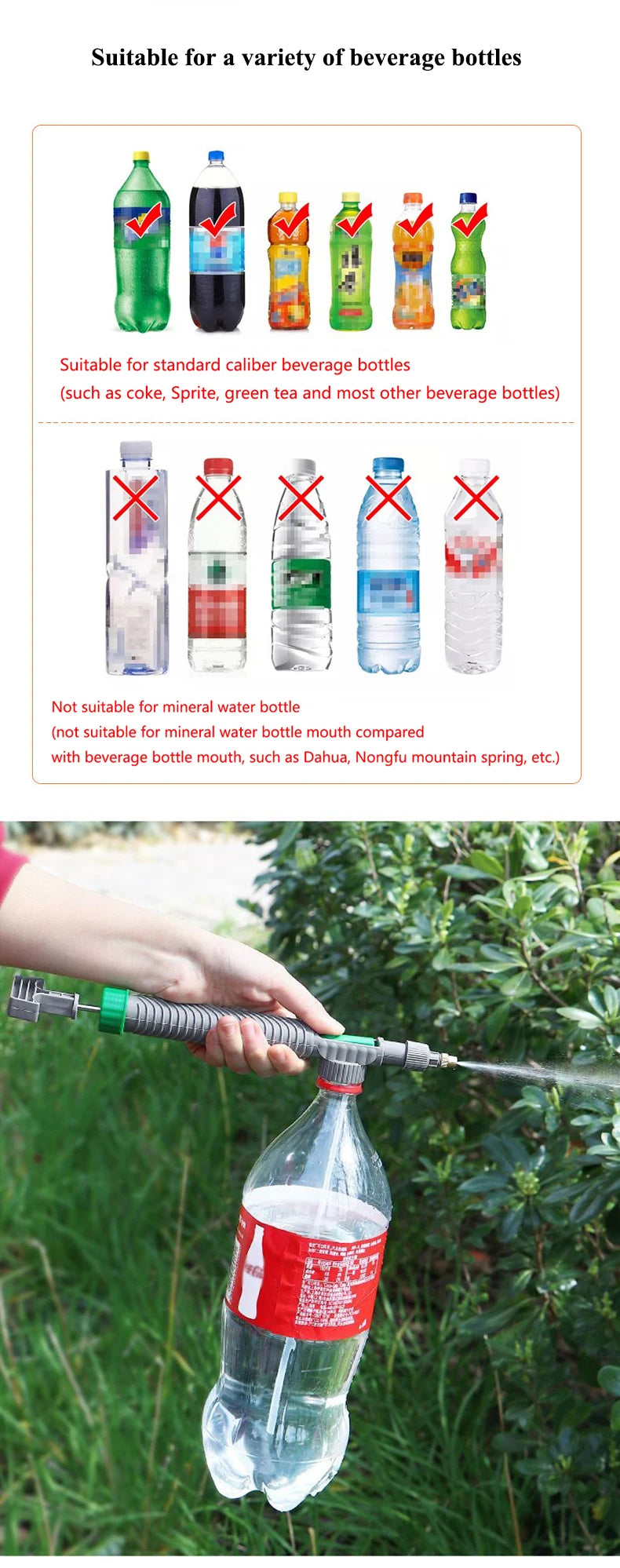 High Pressure Manual Garden Sprayer – Adjustable Nozzle Water Pump