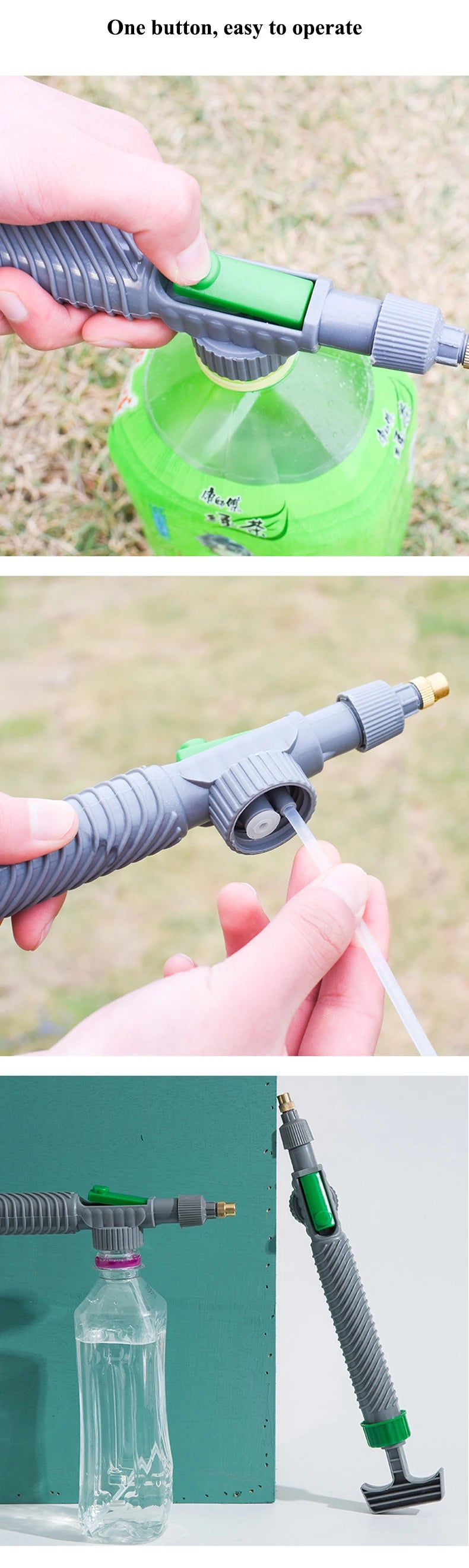 High Pressure Manual Garden Sprayer – Adjustable Nozzle Water Pump
