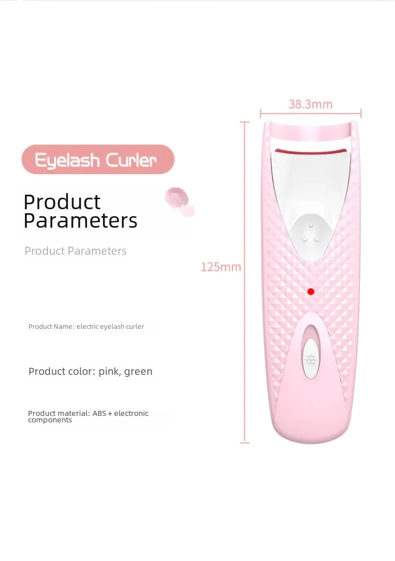 Electric Heated Eyelash Curler – Long-Lasting Curl for Natural Lashes