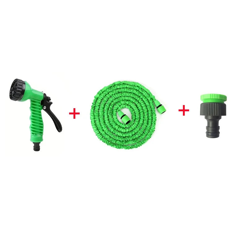Expandable Garden Hose 25FT-200FT with High-Pressure Spray Nozzle