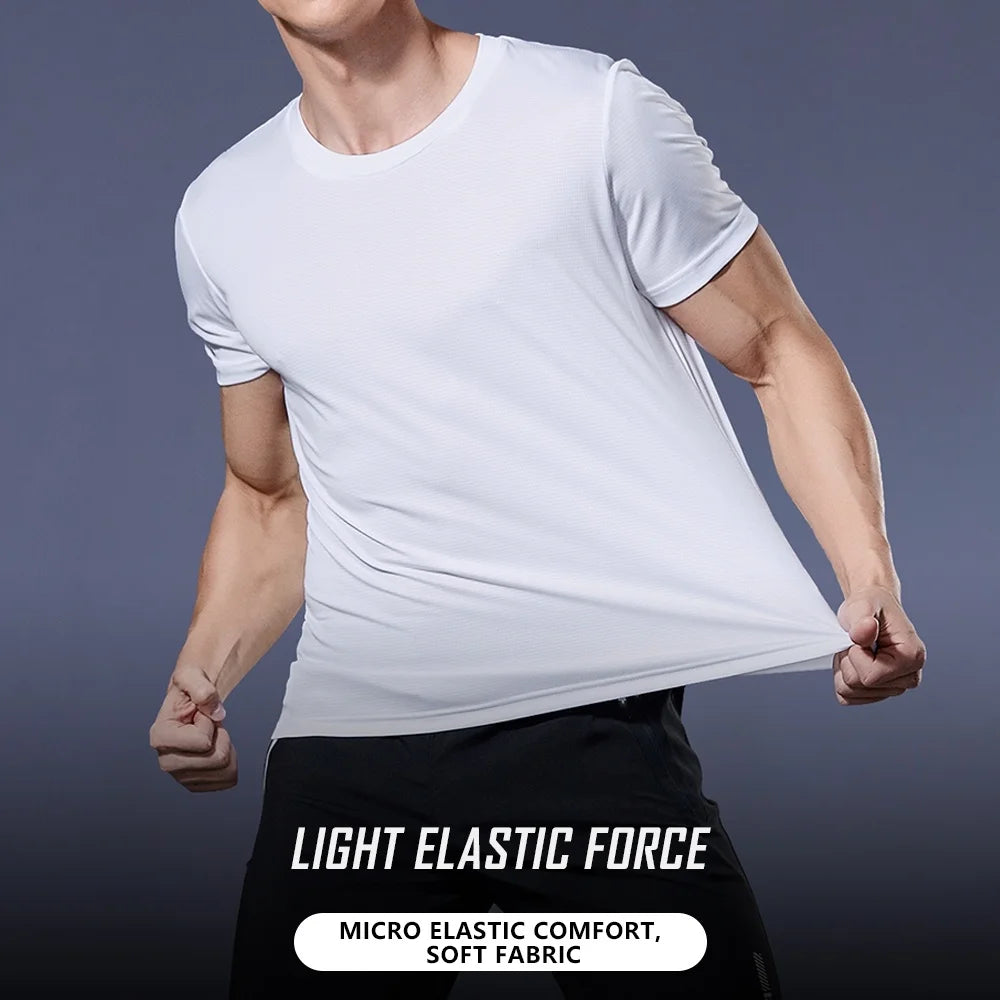 Men's Quick Dry Gym T-Shirt – Moisture Wicking Sport Top (M–4XL)