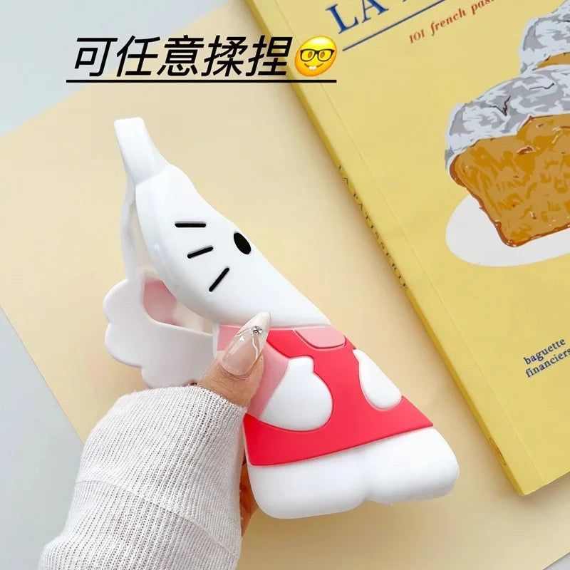 Sanrio Hello Kitty 3D Bow Phone Case – Cute Y2K Silicone Cover for iPhone 11–17 Pro Max
