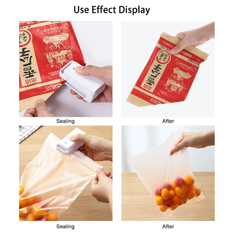Mini Bag Sealer Machine – Portable Heat Sealer for Food & Snack Storage