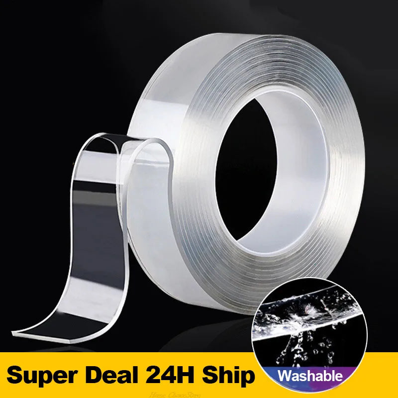 Nano Tape — Super Strong Double-Sided Adhesive Tape (Reusable & Waterproof)
