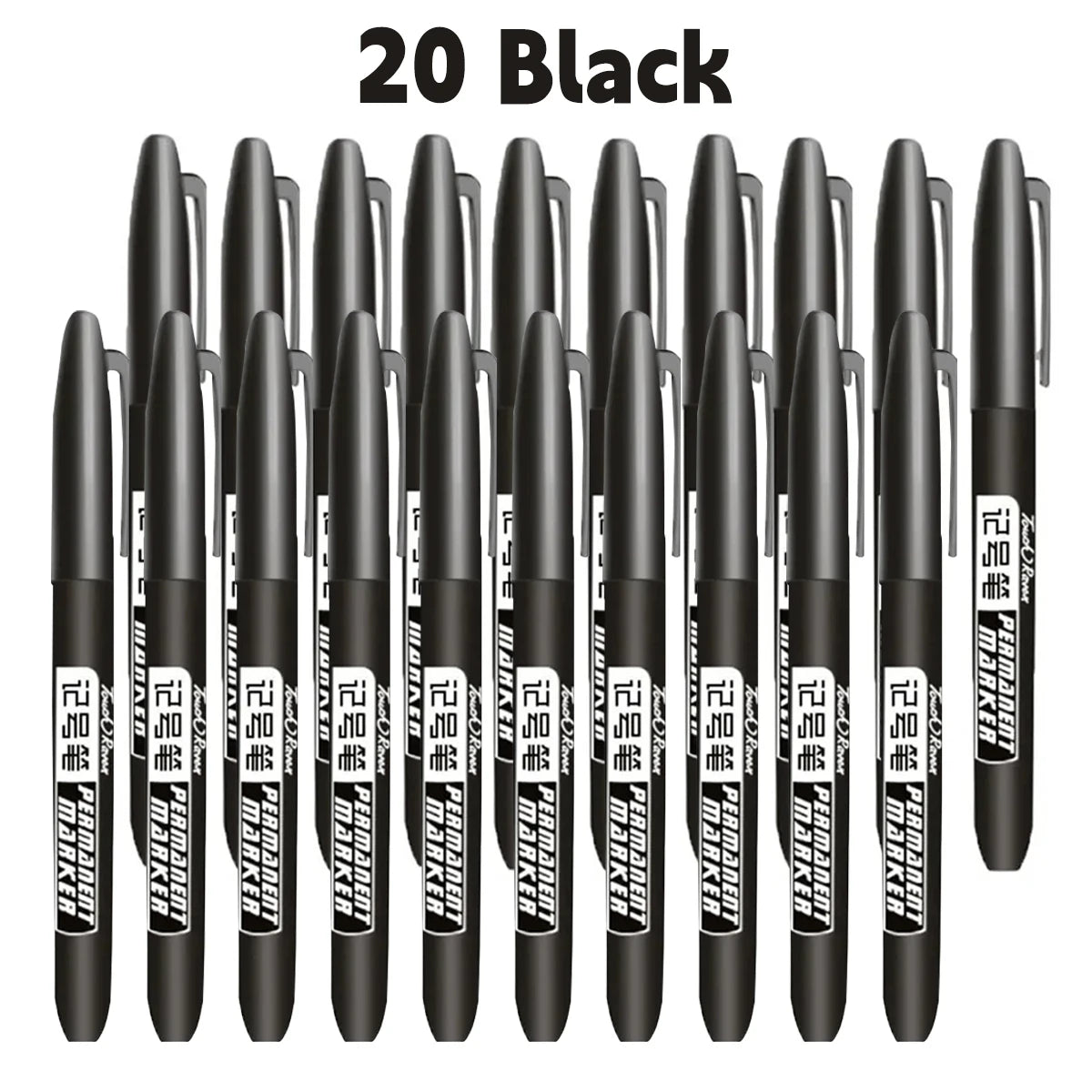 6 PCS Permanent Marker Pens – Waterproof Manga Drawing Markers for Art & School
