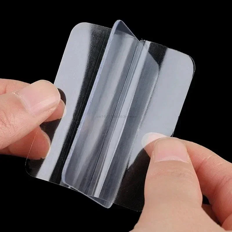 Ultra-Strong Nano Double Sided Tape — Waterproof Transparent Wall Stickers (10–50pcs)
