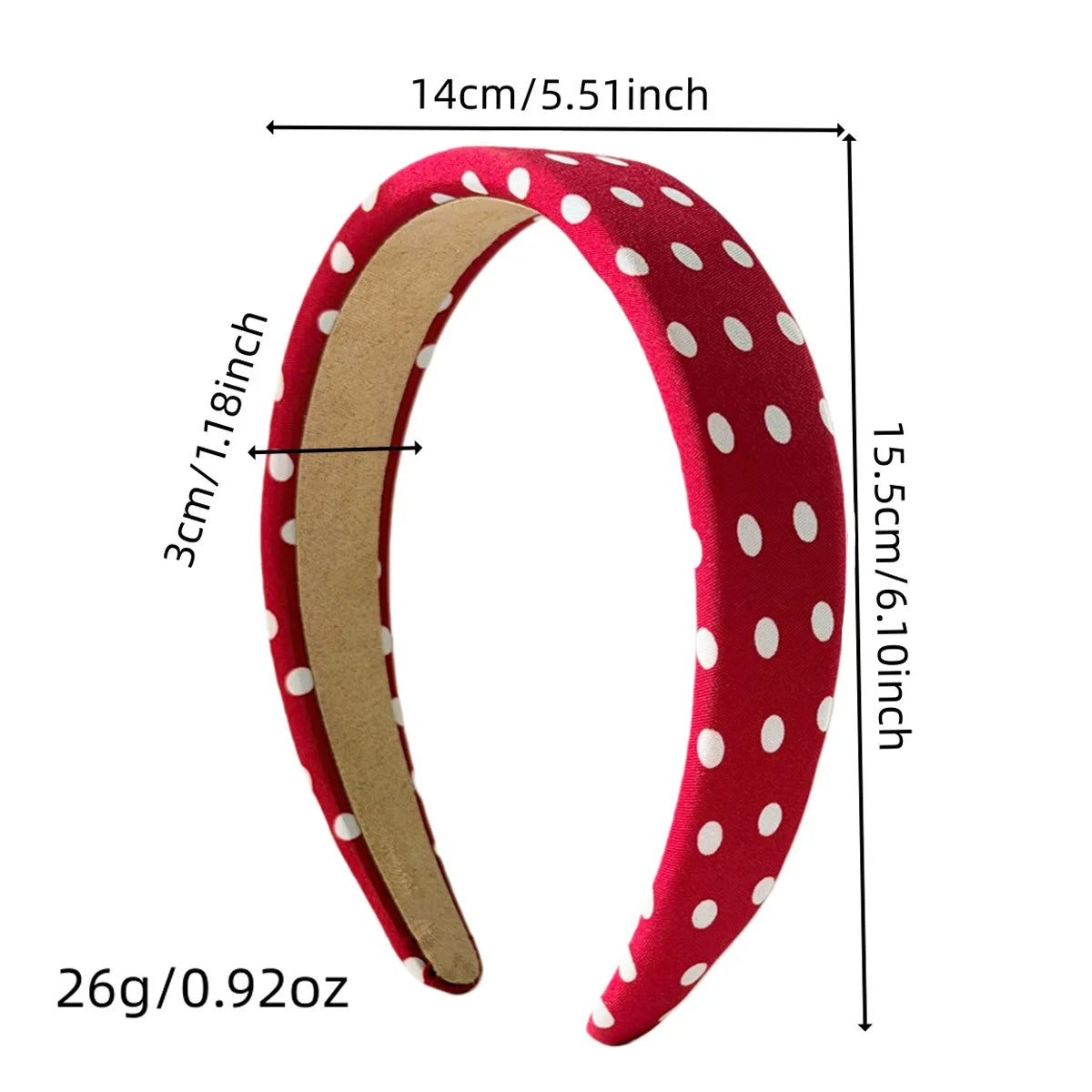 Y2K Retro Boho Wide Headbands – Stretch Dot Hair Accessories for Women | Yoga & Daily Wear
