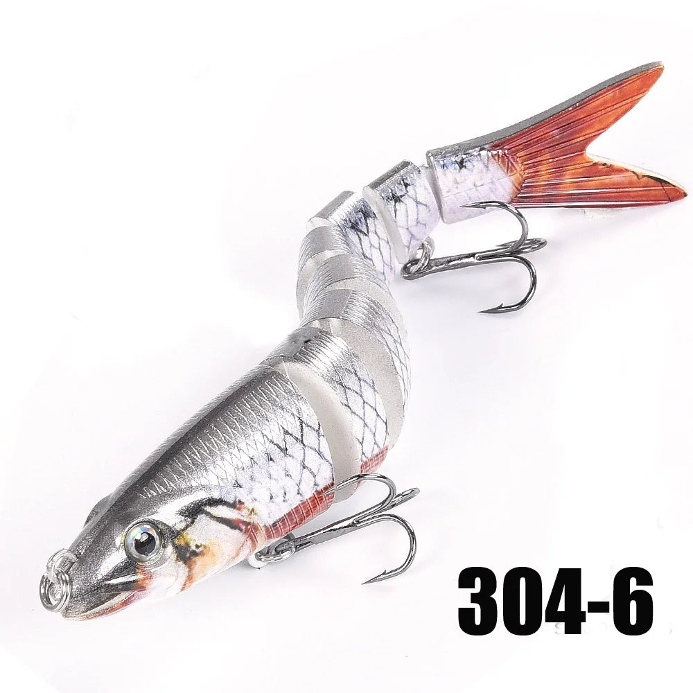 Multi-Jointed Swimbait Fishing Lure – Slow Sinking Bionic Crank Bait for Bass & Trout