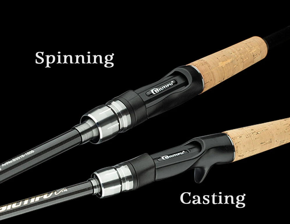 BIUTIFU Carbon Fishing Rod – Ultralight Spinning & Casting Lure Rod