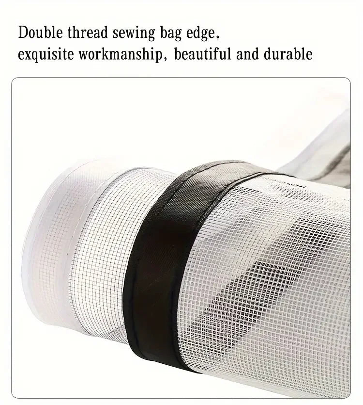 Mosquito-Proof Window & Door Screen – Custom Size Mesh Net (White)