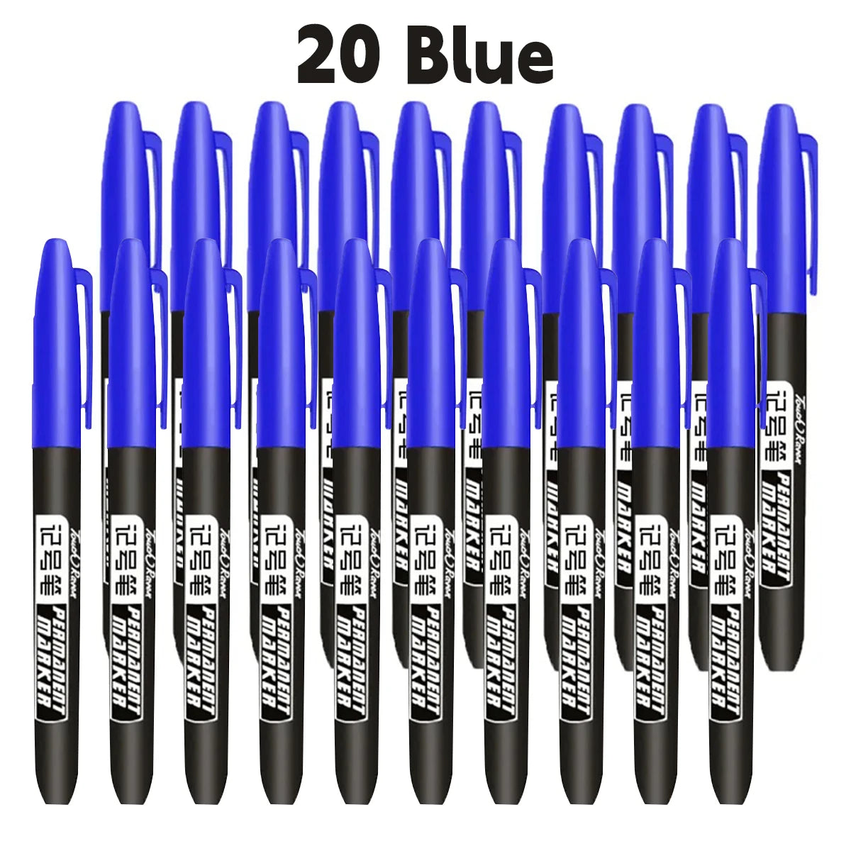 6 PCS Permanent Marker Pens – Waterproof Manga Drawing Markers for Art & School