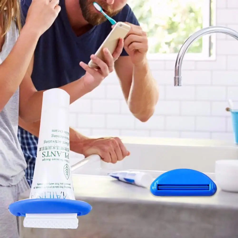 Toothpaste Tube Squeezer & Dispenser – Manual Cream Extruder Clamp for Bathroom