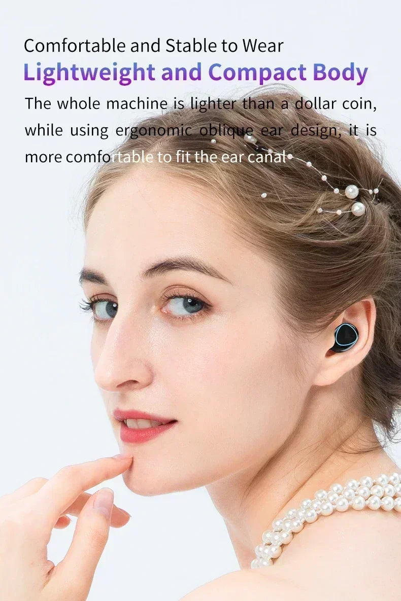 M10 Wireless Bluetooth Earbuds – Waterproof TWS Sport Headset with Noise Cancellation