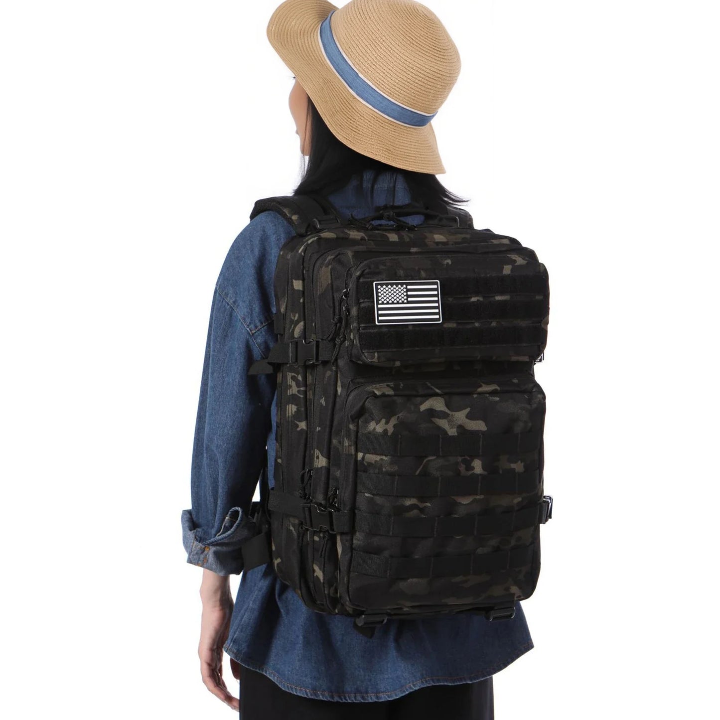 25L/50L Tactical Molle Backpack – Outdoor Hiking, Camping & Trekking Bag