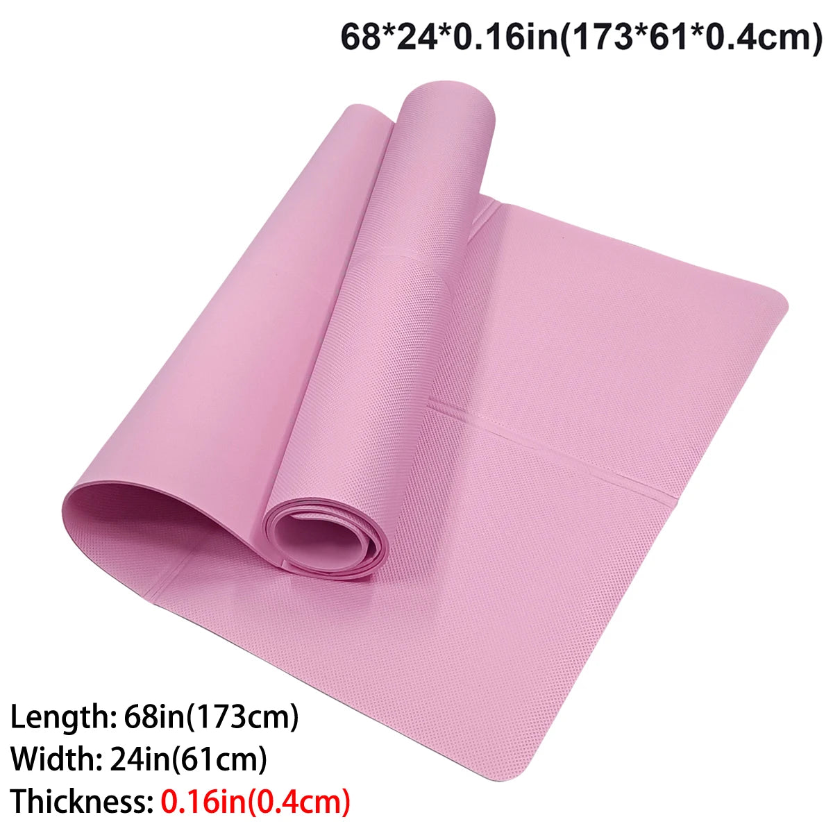 4MM Anti-Slip EVA Yoga Mat – Exercise, Pilates & Gymnastics