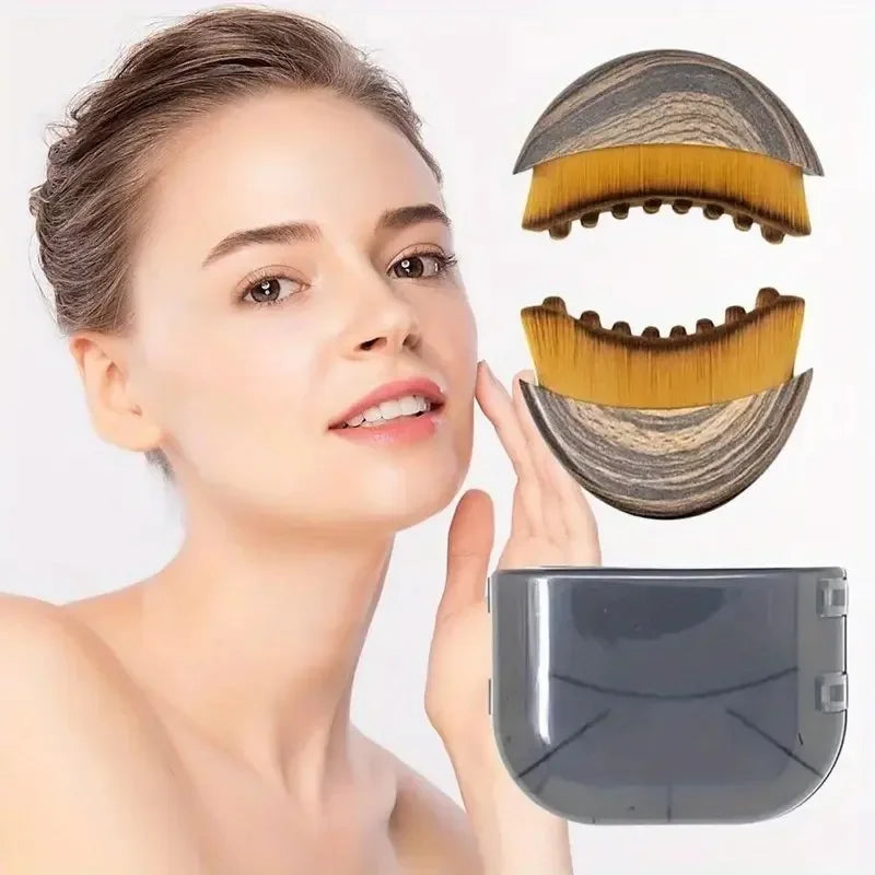 Lymphatic Contour Face Brush – Facial Massage & Sculpting Tool