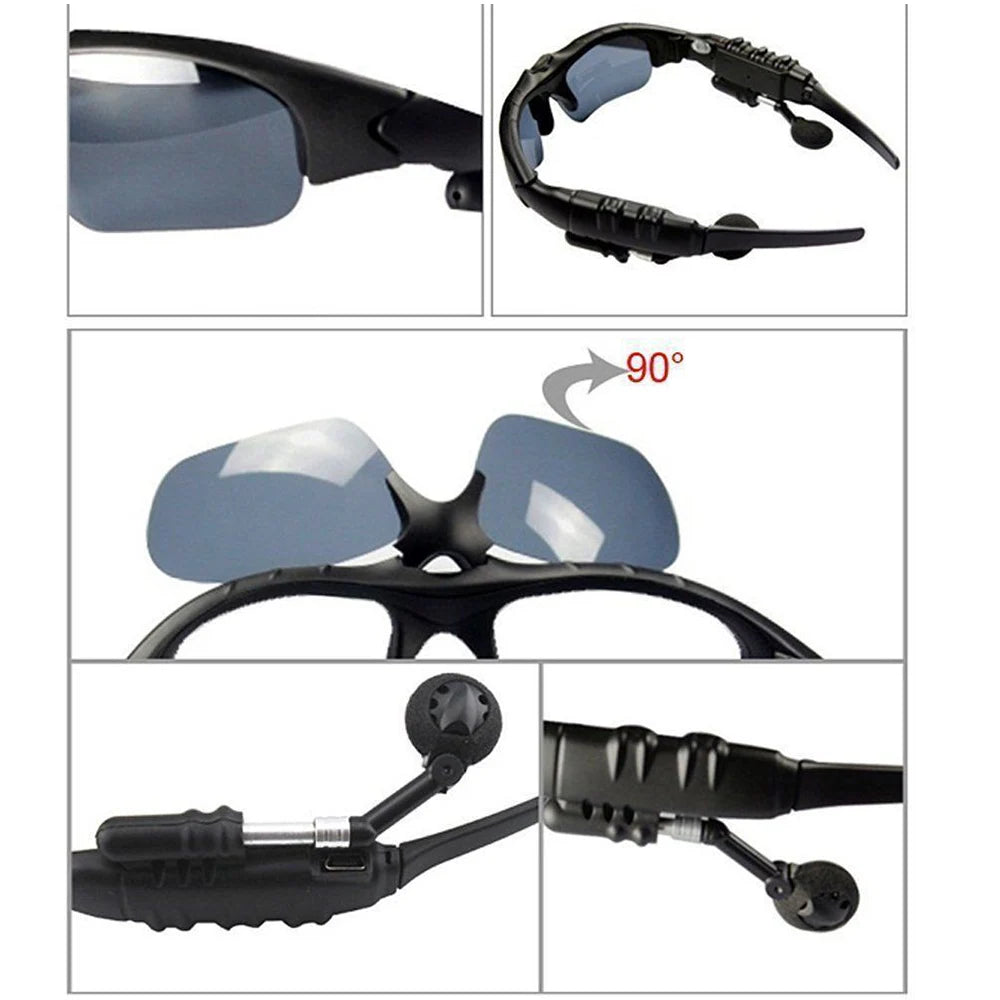 Bluetooth Smart Glasses – Wireless Headset with UV & Polarized Lenses