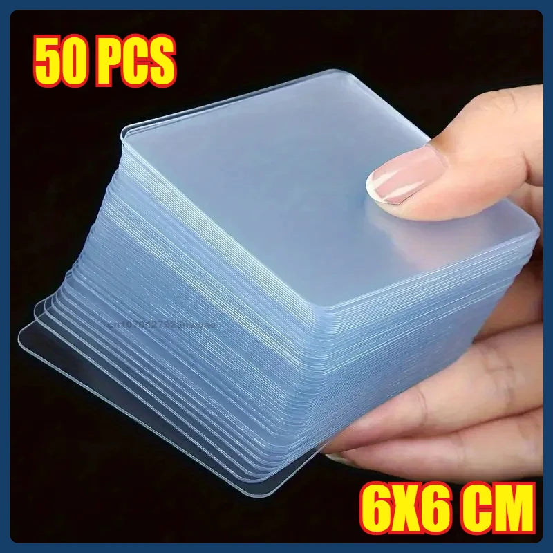 Ultra-Strong Nano Double Sided Tape — Waterproof Transparent Wall Stickers (10–50pcs)