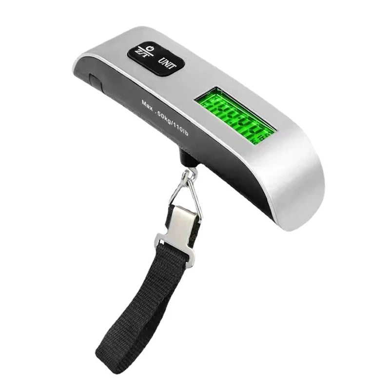 Digital Luggage Scale — LCD Display, 110lb/50kg Capacity (2 Styles)