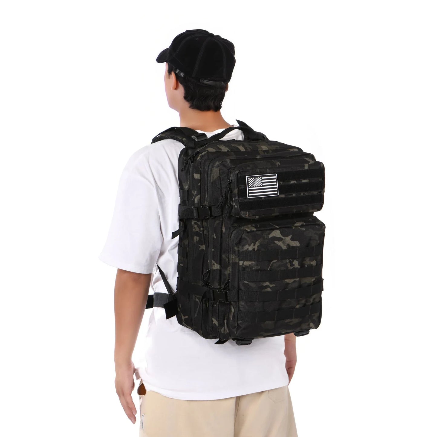 25L/50L Tactical Molle Backpack – Outdoor Hiking, Camping & Trekking Bag