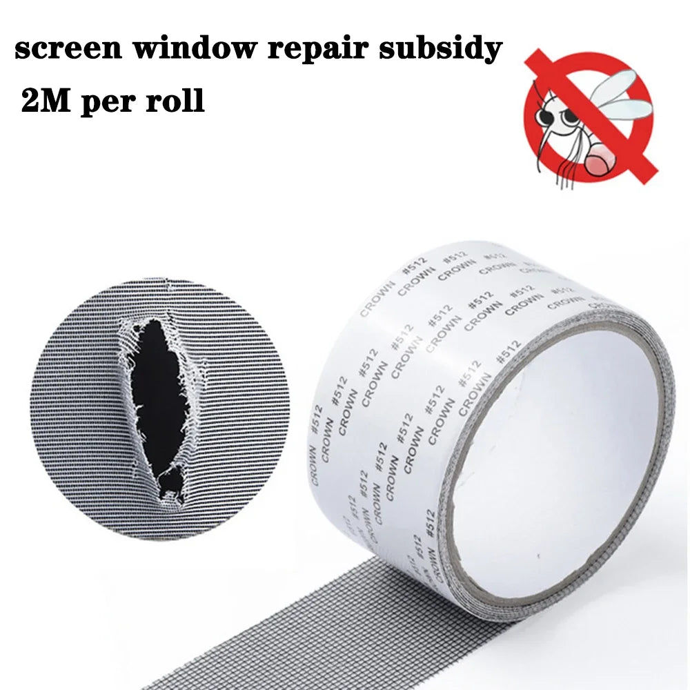 Window Mosquito Net Screen – Self-Adhesive Waterproof Mesh Repair Tape