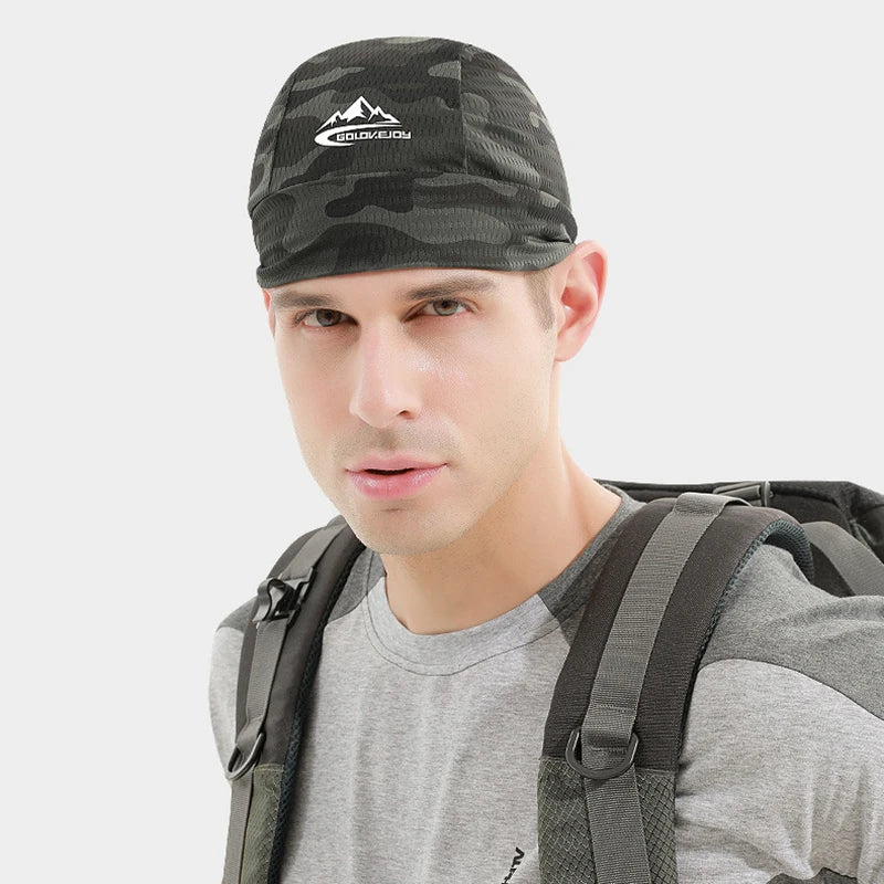 Cooling Skull Cap & Helmet Lining — Breathable Sweat-Wicking Cycling, Running & Hiking Hat