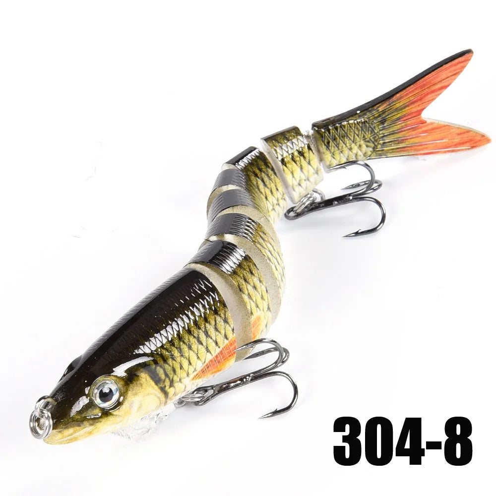 Multi-Jointed Swimbait Fishing Lure – Slow Sinking Bionic Crank Bait for Bass & Trout