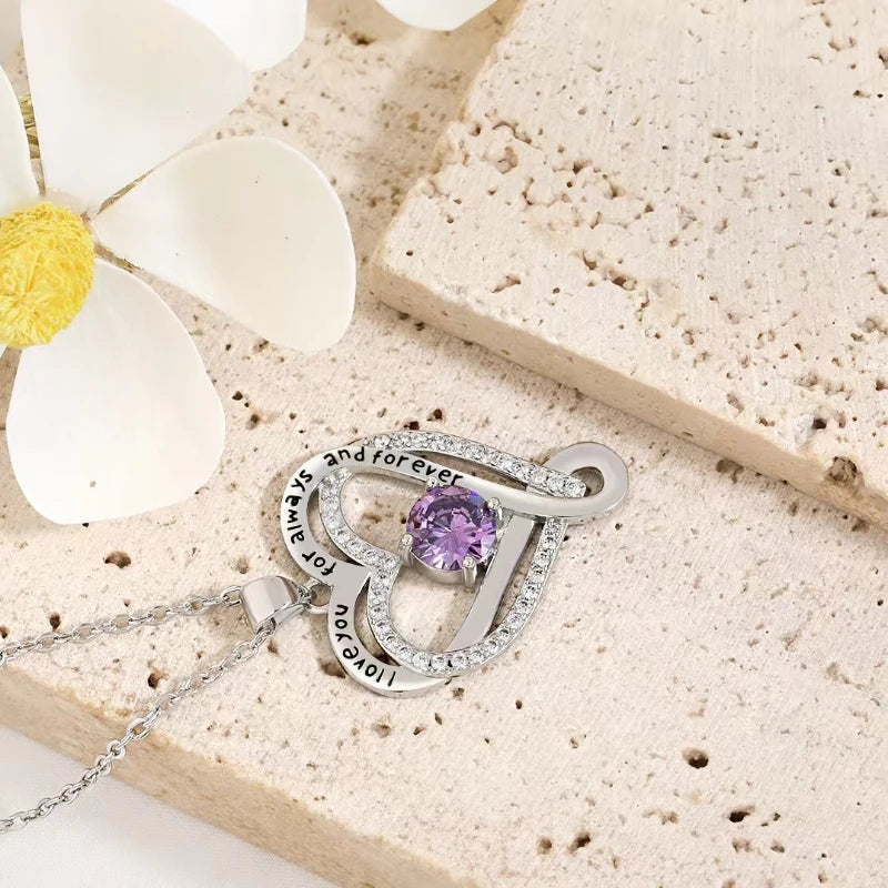 Elegant Heart-Shaped Pendant Necklace – Mother's Day Gift for Best Friends