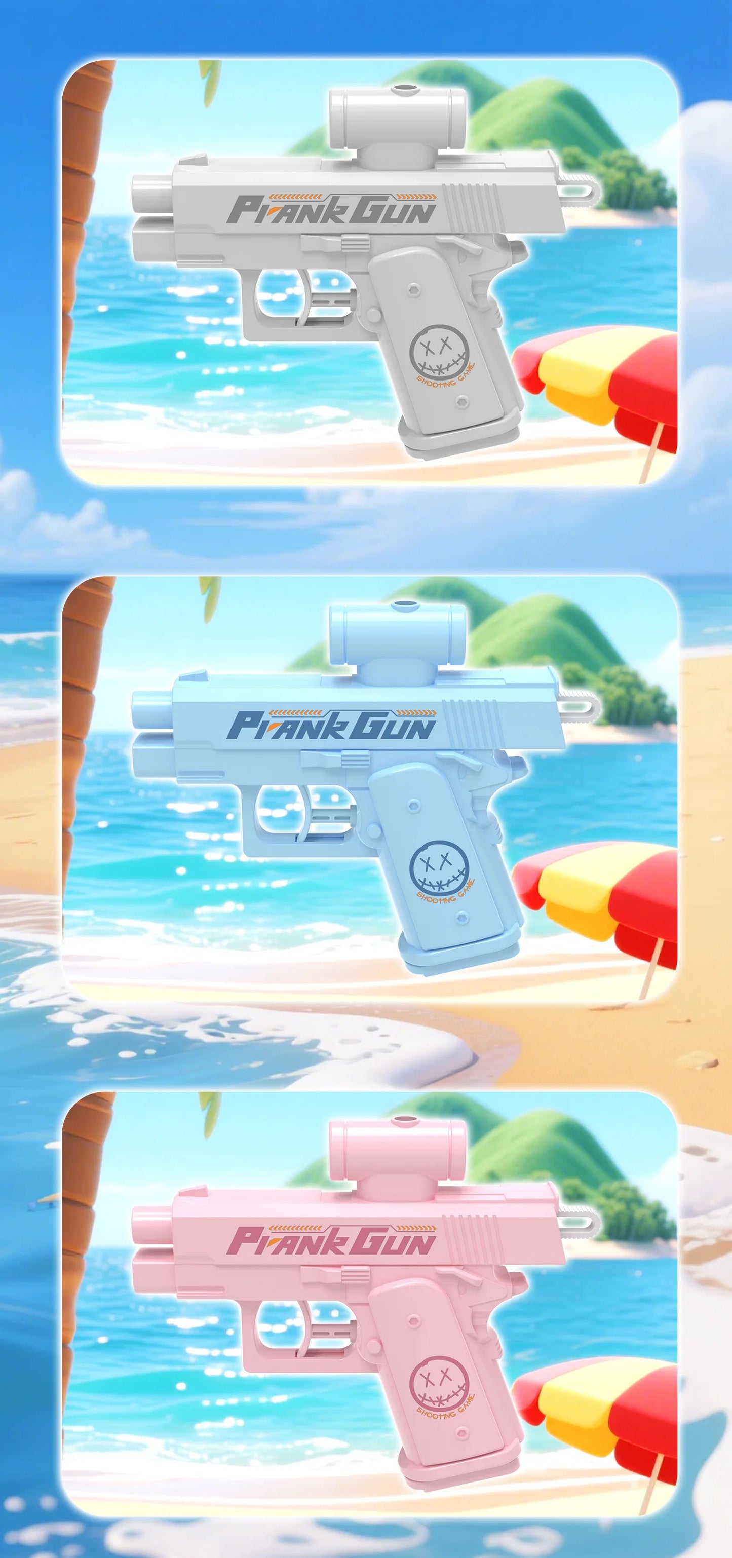 Double-Sided Reverse Water Gun – Summer Prank Toy for Kids & Adults