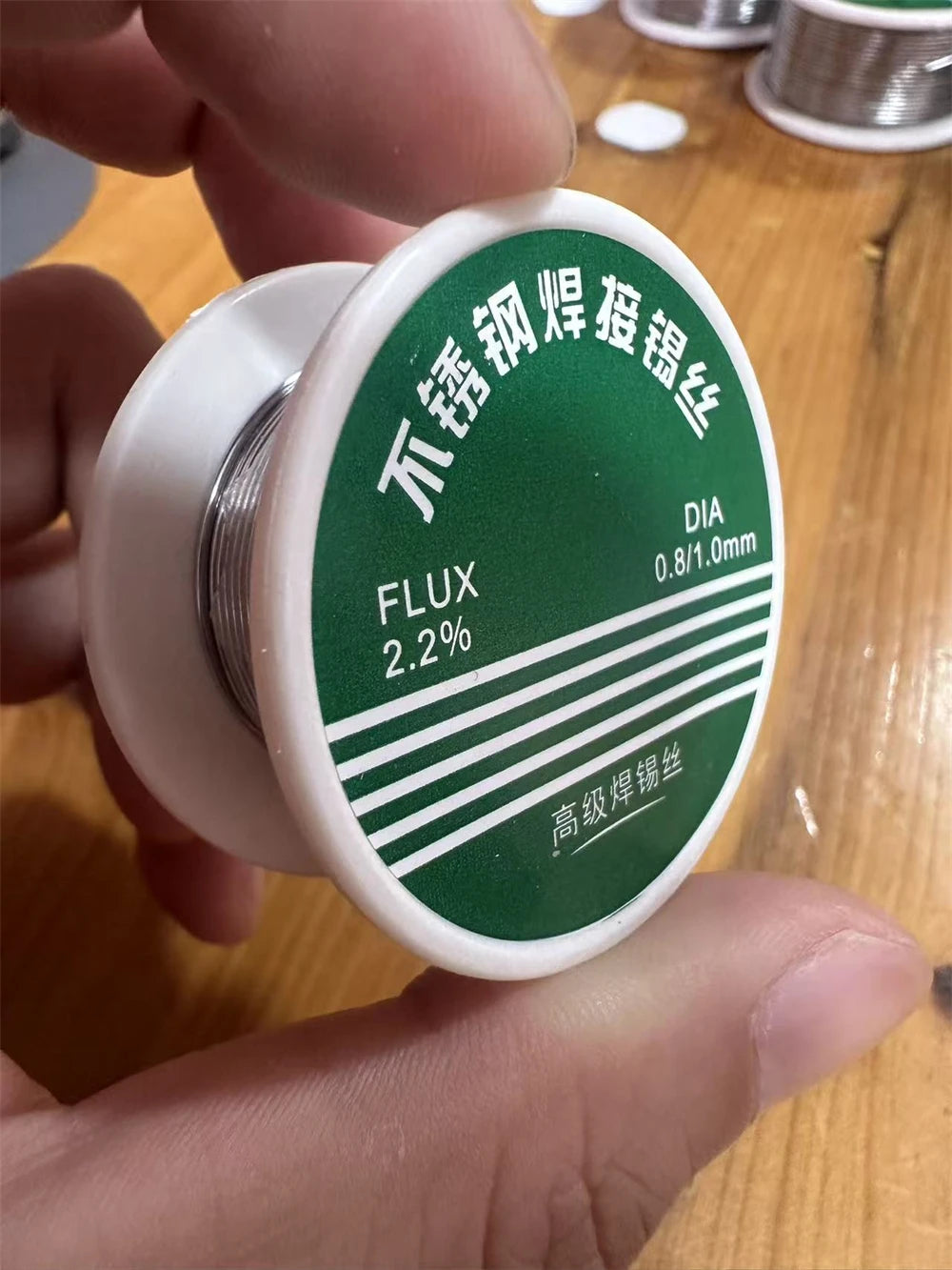 Rosin Core Soldering Wire — No-Clean Flux 2.0% | 0.8mm & 1.0mm