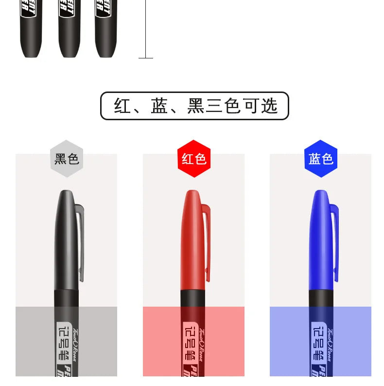 6 PCS Permanent Marker Pens – Waterproof Manga Drawing Markers for Art & School