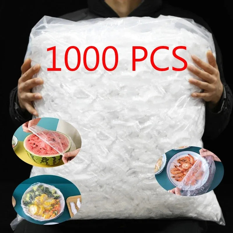 Disposable Food Cover & Saran Wrap Bowl Covers – Food Grade Fresh-Keeping Plastic Bags