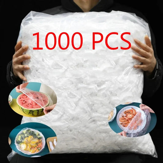 Disposable Food Cover & Saran Wrap Bowl Covers – Food Grade Fresh-Keeping Plastic Bags