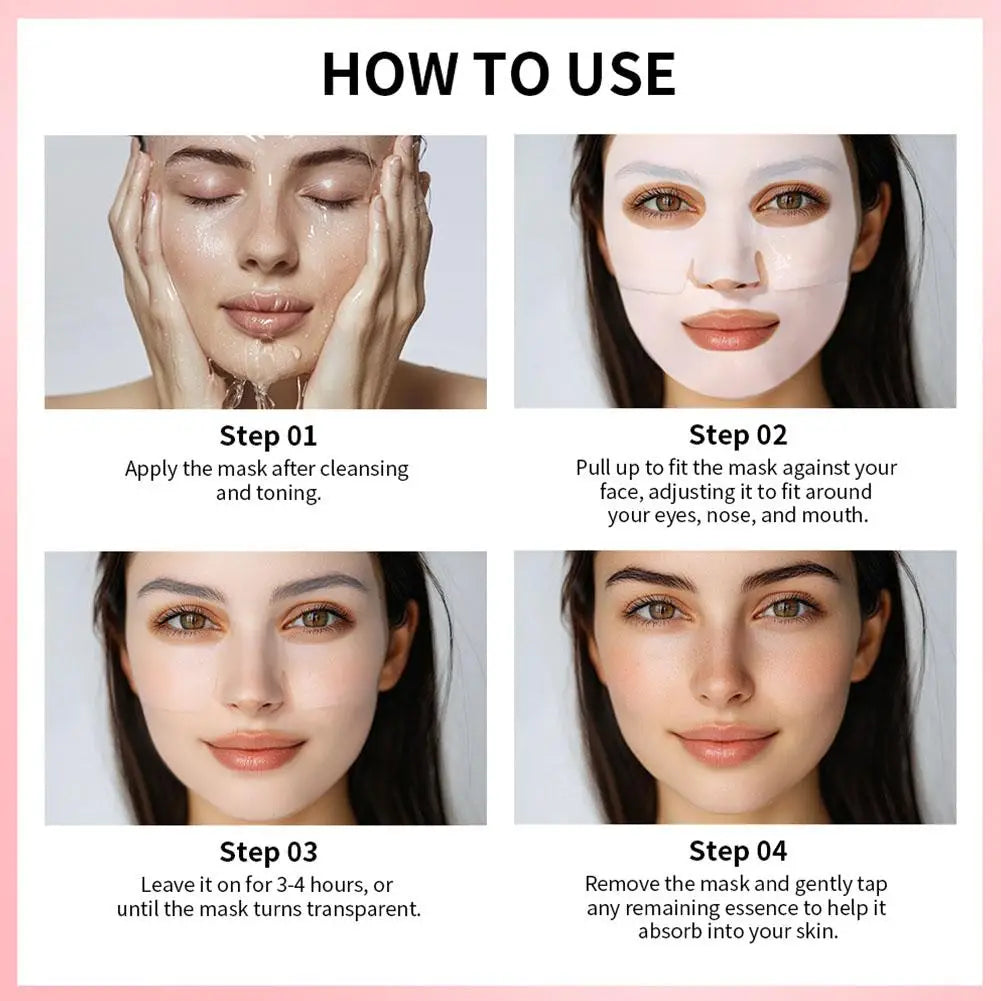Bio Collagen Real Deep Hydrogel Face Mask – Anti-Wrinkle Overnight Sleeping Mask