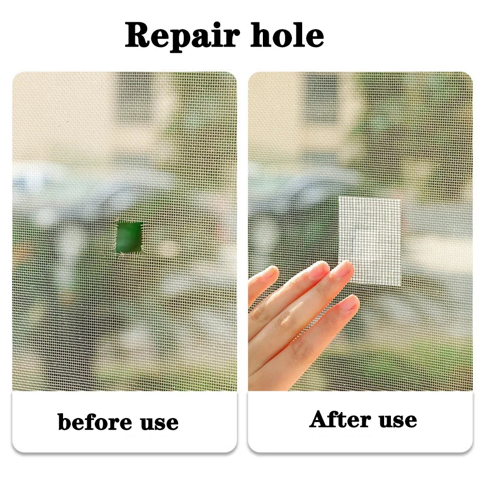 Window Mosquito Net Screen – Self-Adhesive Waterproof Mesh Repair Tape