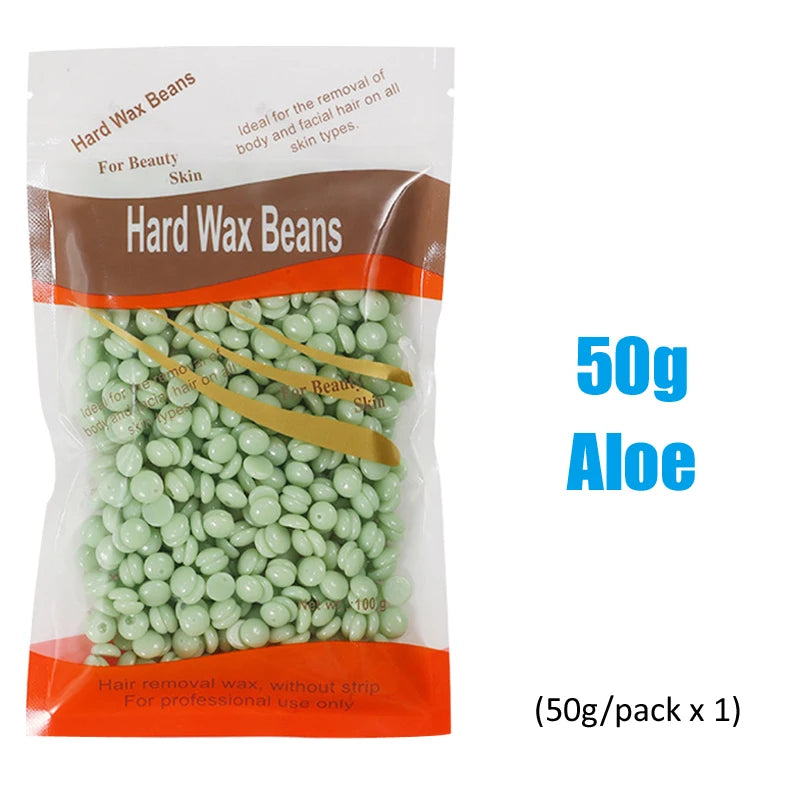 Hard Wax Beans for Hair Removal – Brazilian & Body Waxing (50g/200g/500g)