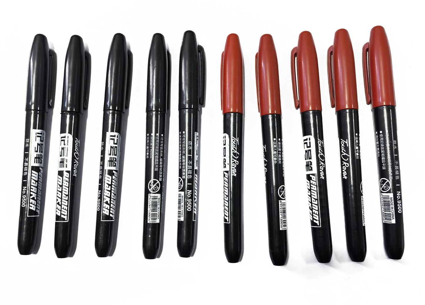 6 PCS Permanent Marker Pens – Waterproof Manga Drawing Markers for Art & School