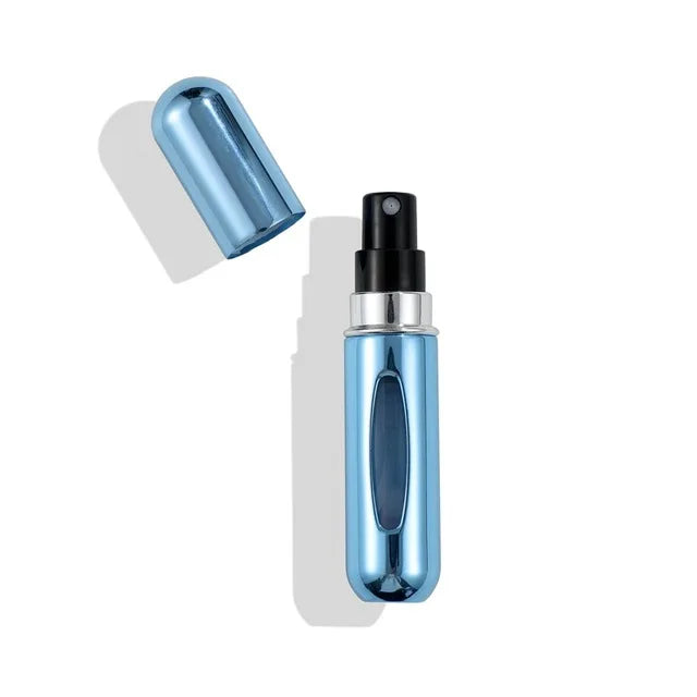 Mini Perfume Refill Spray Bottle — Portable Bottom-Fill Atomizer (5ml / 10ml)
