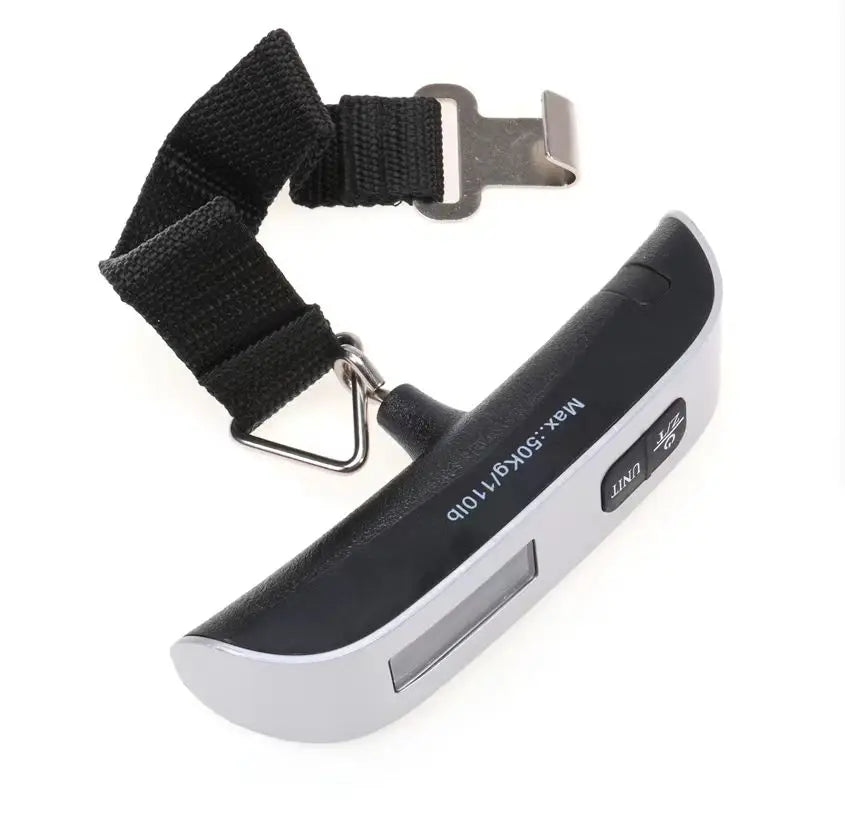 Digital Luggage Scale — LCD Display, 110lb/50kg Capacity (2 Styles)