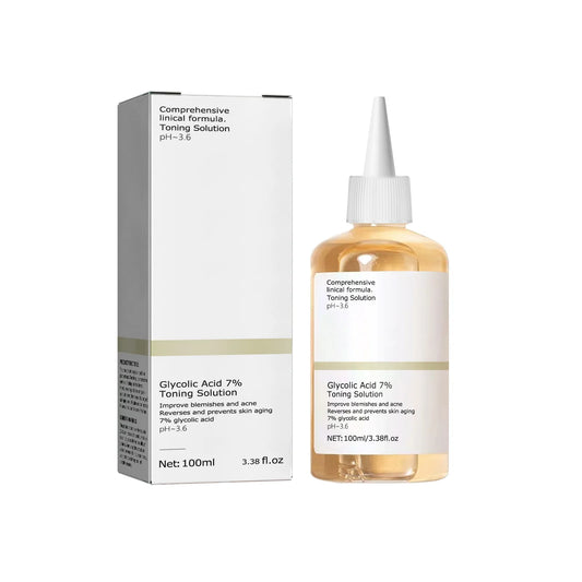 Glycolic Acid 7% Toning Solution – Acne Treatment & Skin Rejuvenating Toner