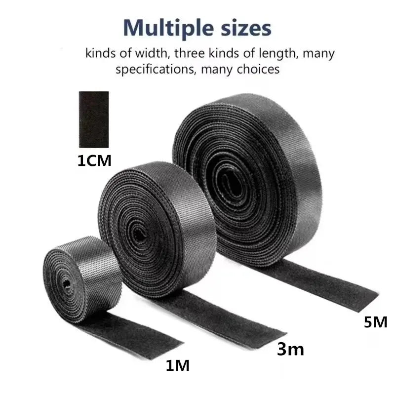 Nylon Cable Organizer & Wire Manager – 1M / 3M / 5M Cord Winder