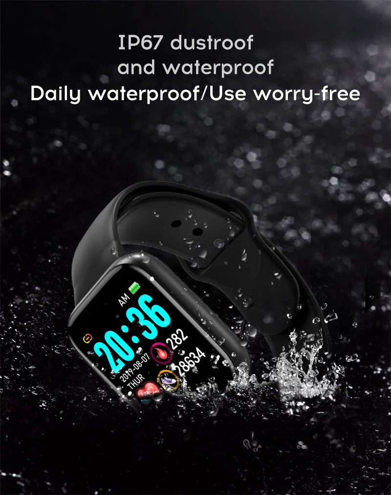Smart Watch – Fitness Tracker with Heart Rate, Sleep & Blood Pressure Monitor