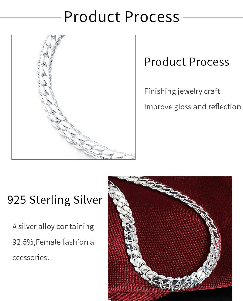18K Gold & Silver Plated Chain Necklace for Women – Multiple Lengths
