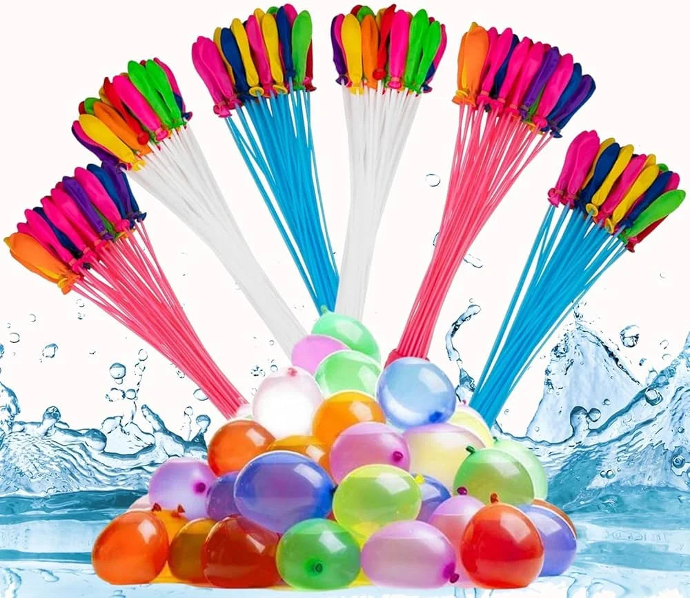 111Pcs Water Balloons – Fast Fill Summer Pool Party Toy for Kids