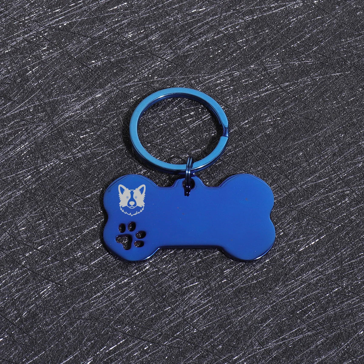 Personalized Dog & Cat ID Tags | Bone Shape | Laser Engraved Custom Name & Address