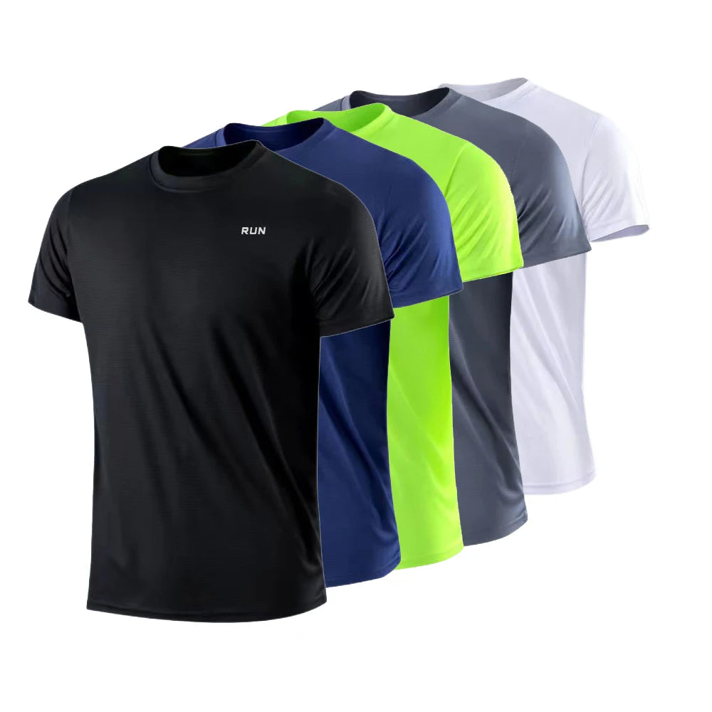 Men's Quick Dry Gym T-Shirt – Moisture Wicking Sport Top (M–4XL)